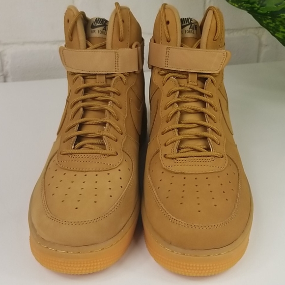 Nike Air Force 1 High 'Flax' 882096 200 Me… - Picture 6 of 12